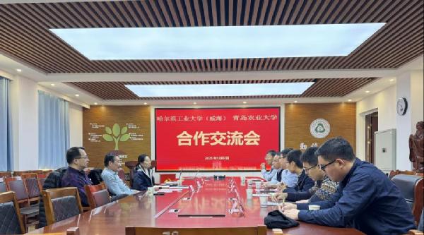 哈尔滨工业大学（威海）原副董事长马家辰一行到公司开展交流座谈